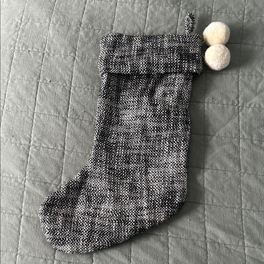 Hearth & Hand by Magnolia Black and White stocking